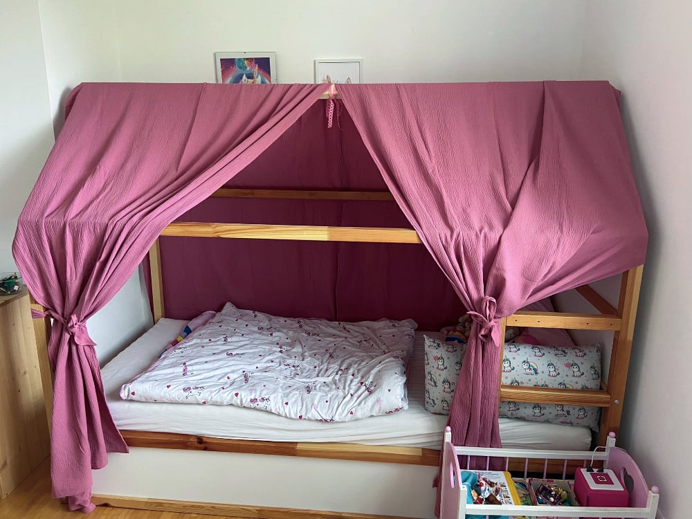 Baldachine in rosa
